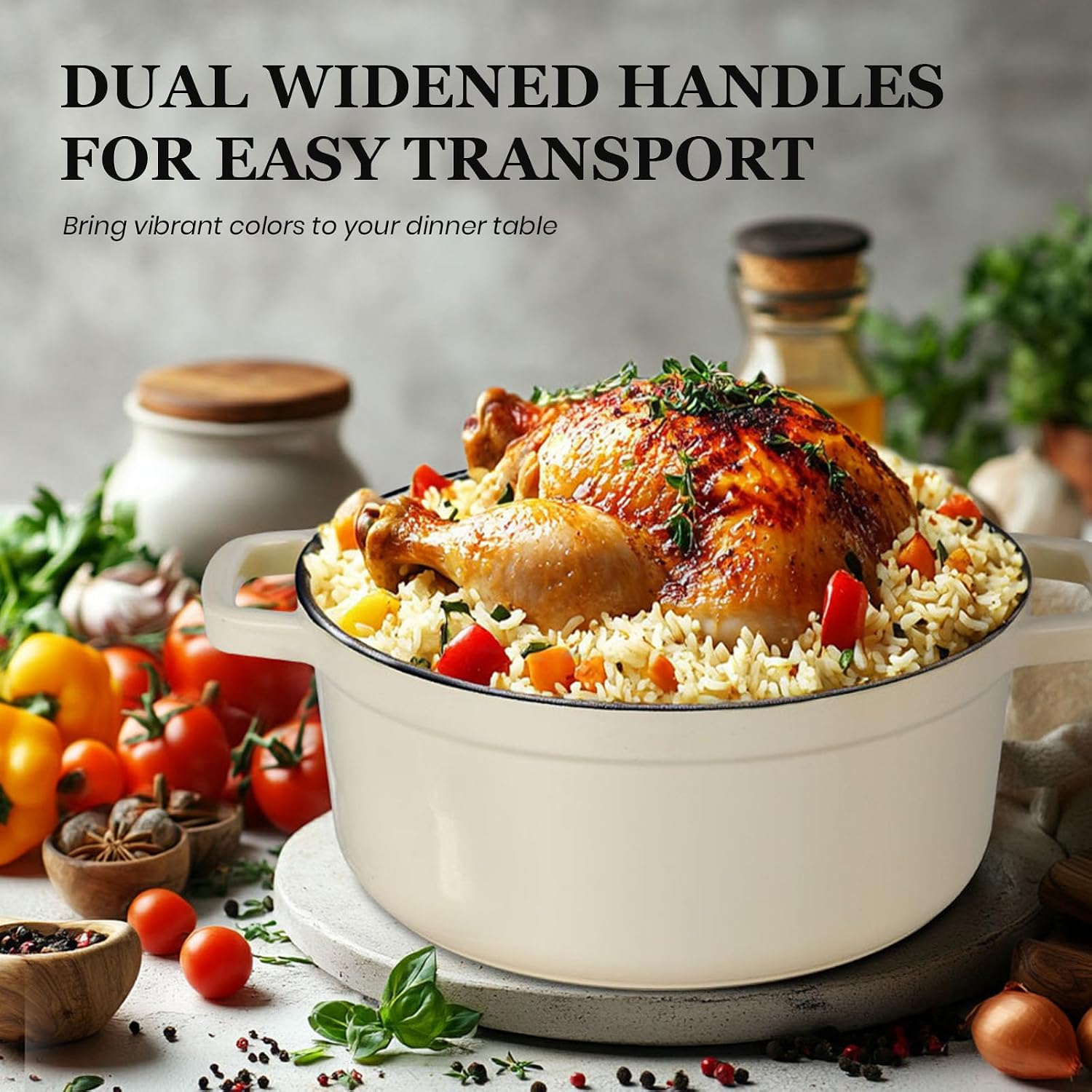 Detalle de Overmont Dutch oven 5QT