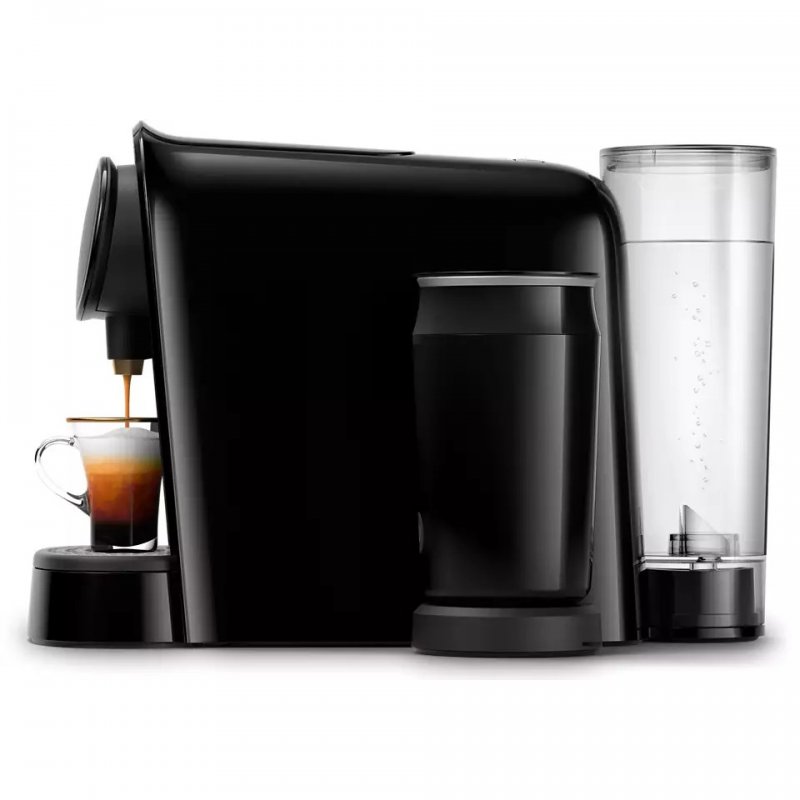 Detalle 2 de Philips L'Or Barista: Cafetera de Cápsulas Negra con Espumador