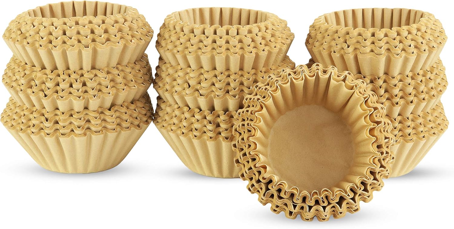 Thumbnail 1 de 8-12 Cup Basket Coffee Filters (Natural Unbleached, 200) by Rupert and Jeoffrey's Trading Co.