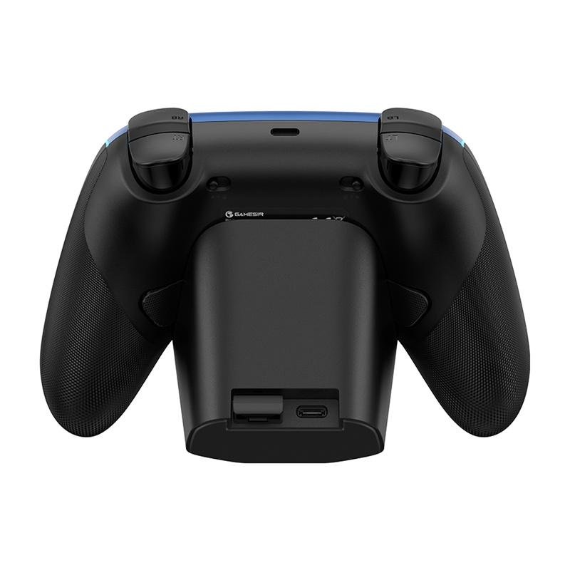 Detalle de GameSir SuperNova T4n Pro: mando inalámbrico azul para PC, Switch, iOS y Android