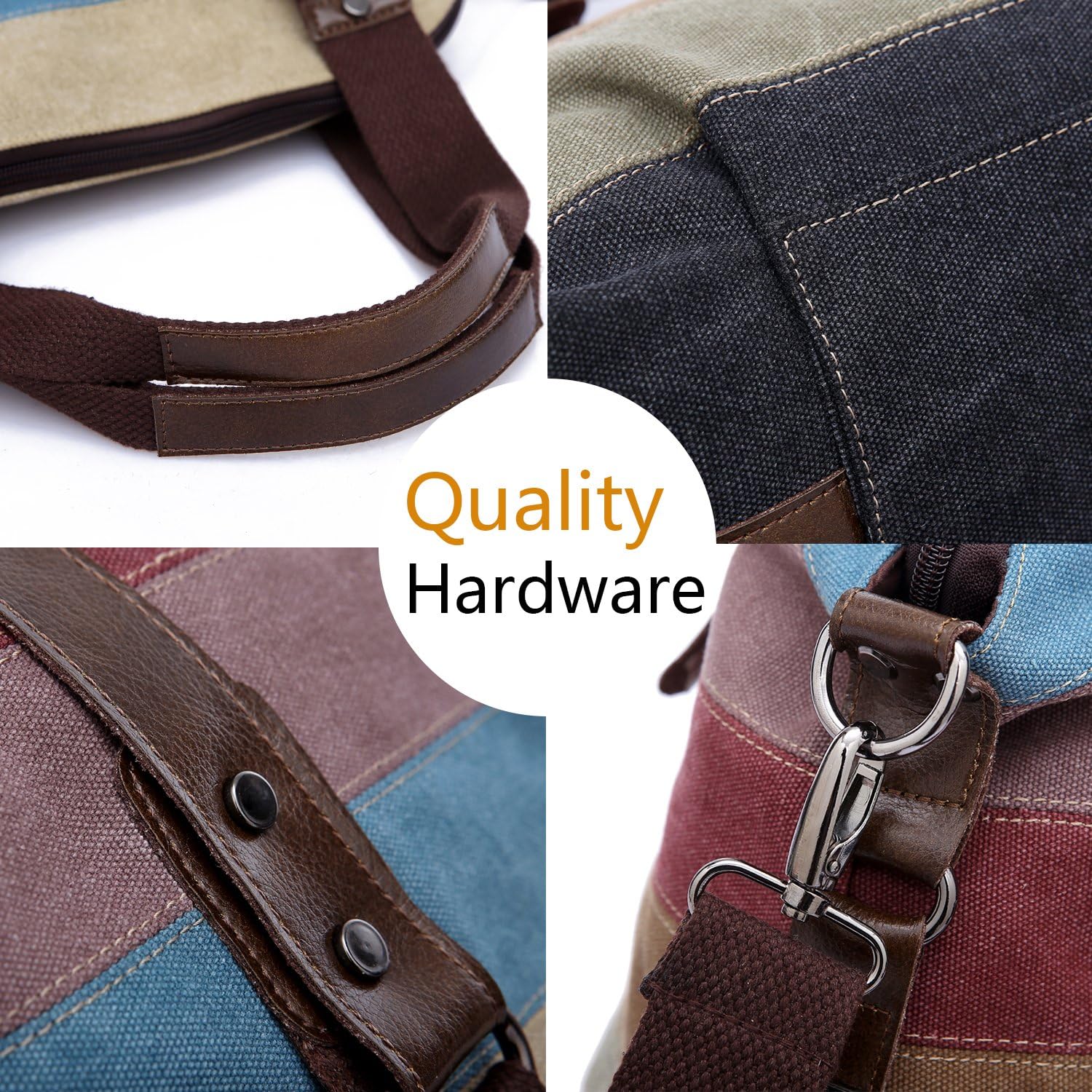 Thumbnail 5 de FreeMaster Canvas Hobo Tote Multi-Colour