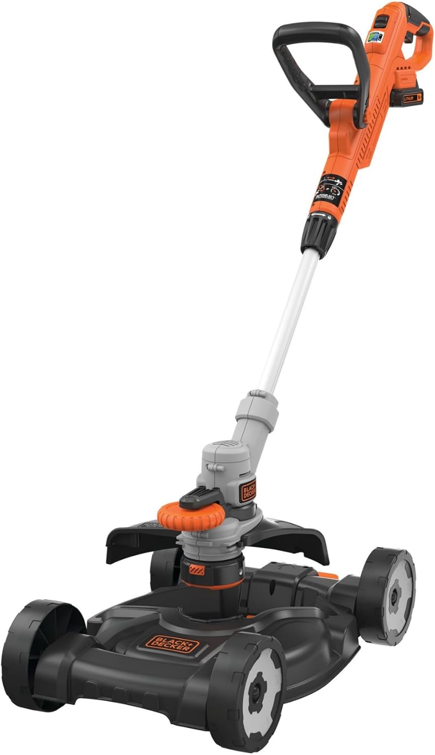 Detalle de BLACK+DECKER Akku-Rasentrimmer 18V POWERCONNECT 3-in-1 STC1820CM-QW