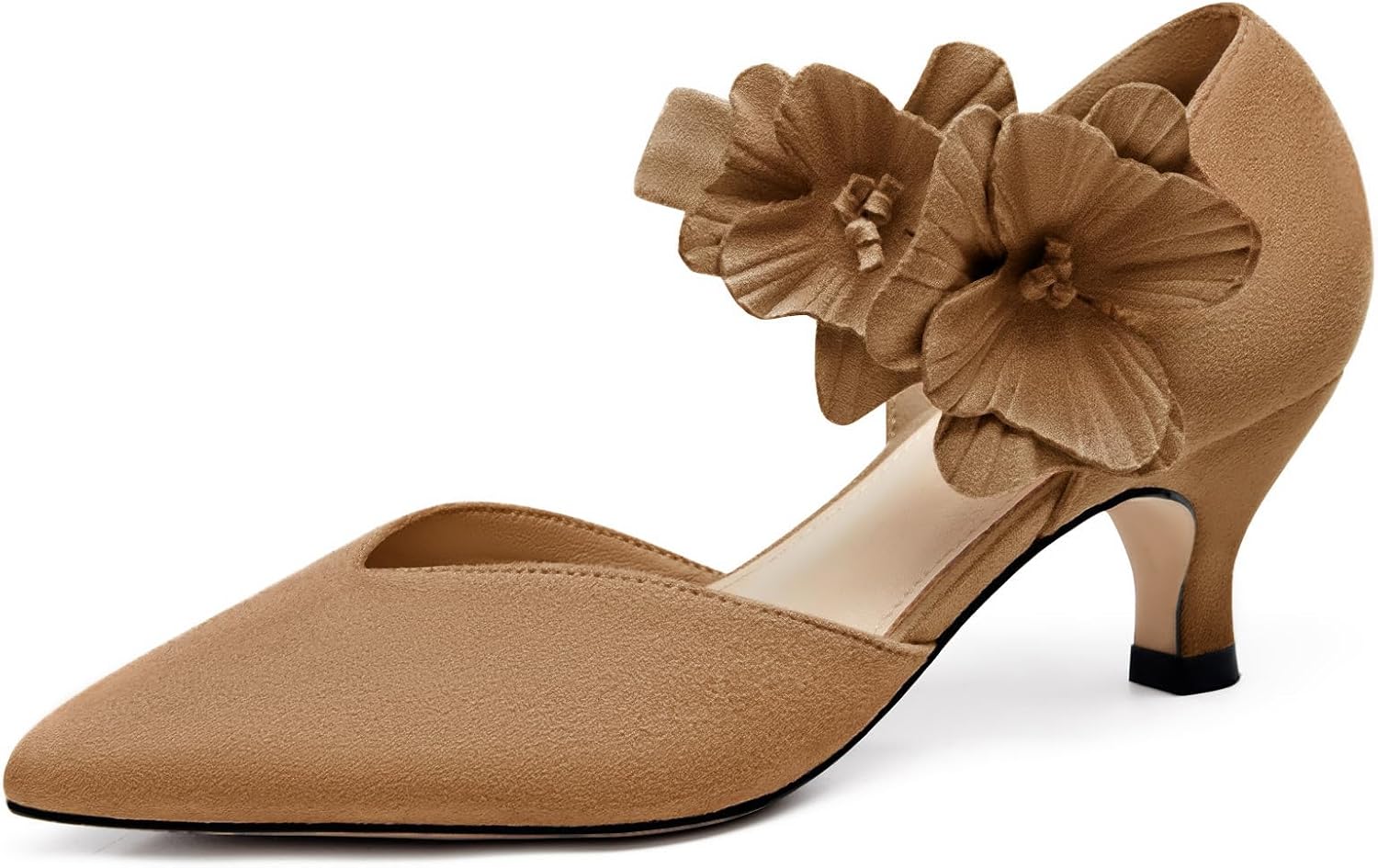 Thumbnail 6 de Coutgo Women's Low Kitten Heels Dressy Shoes