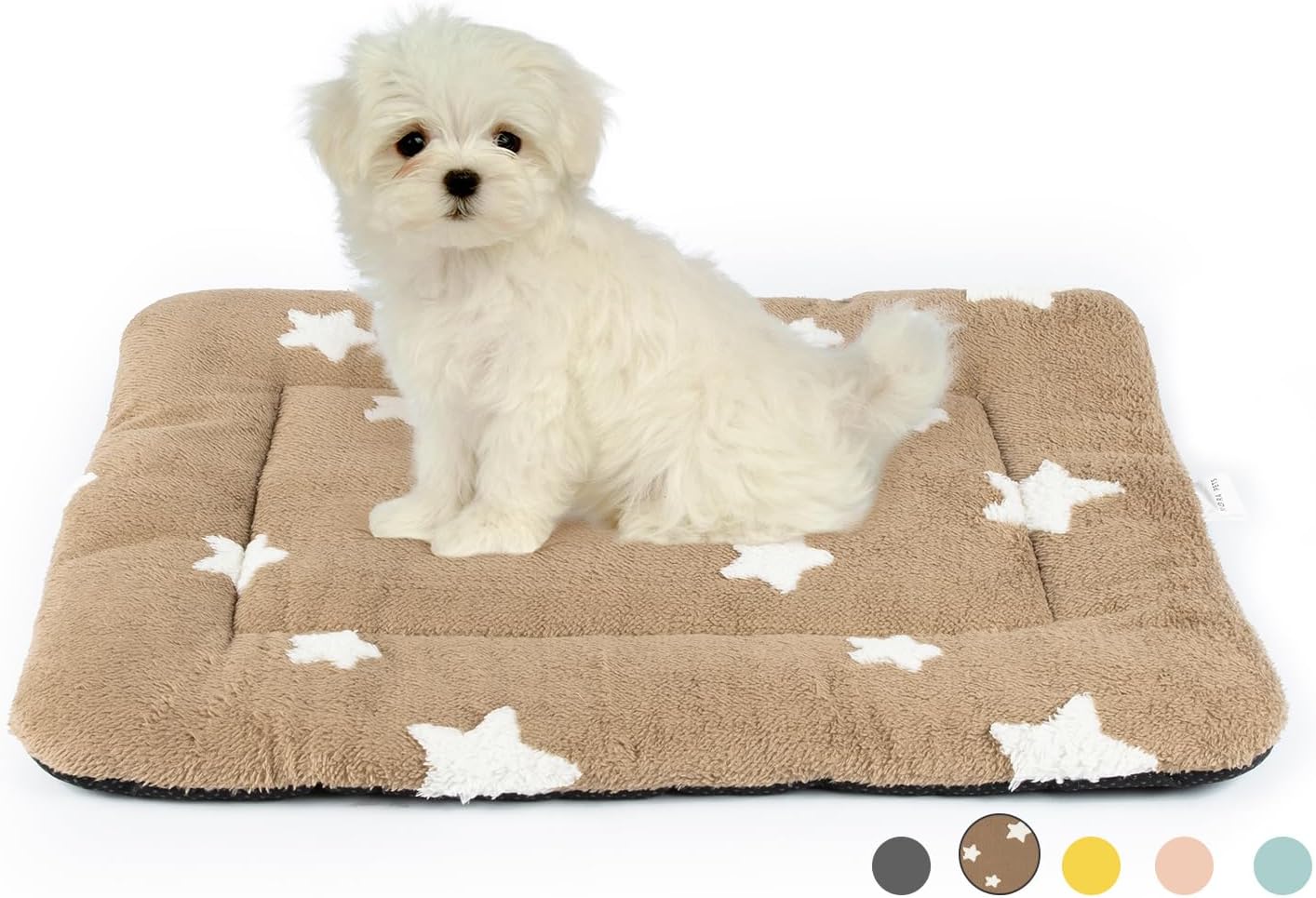 Detalle de Mora Pets Dog Crate Pad, Washable Non-Skid Mat, 24 x 18 Inches