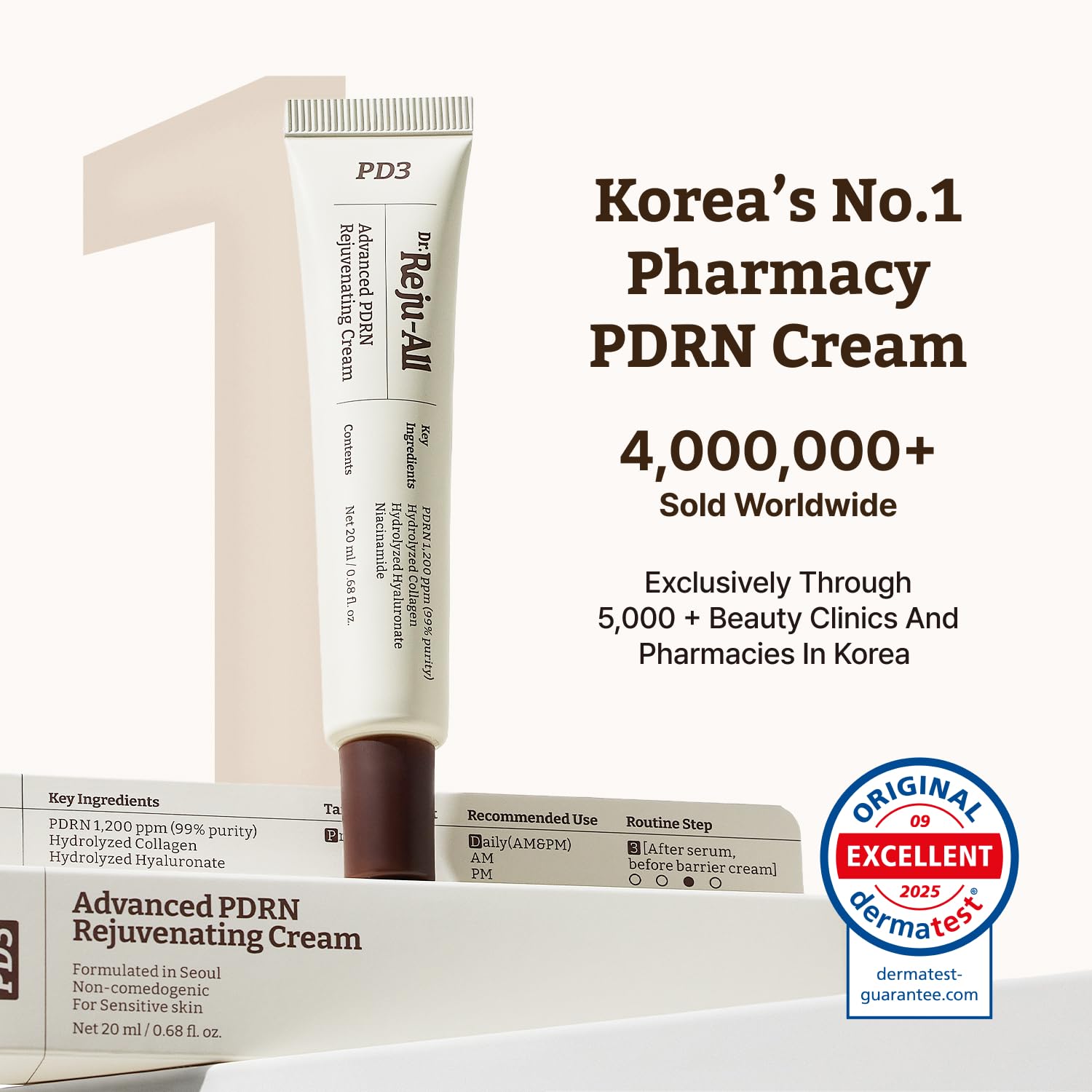 Detalle de Dr. Reju-All PDRN Rejuvenating Cream 0.7 oz