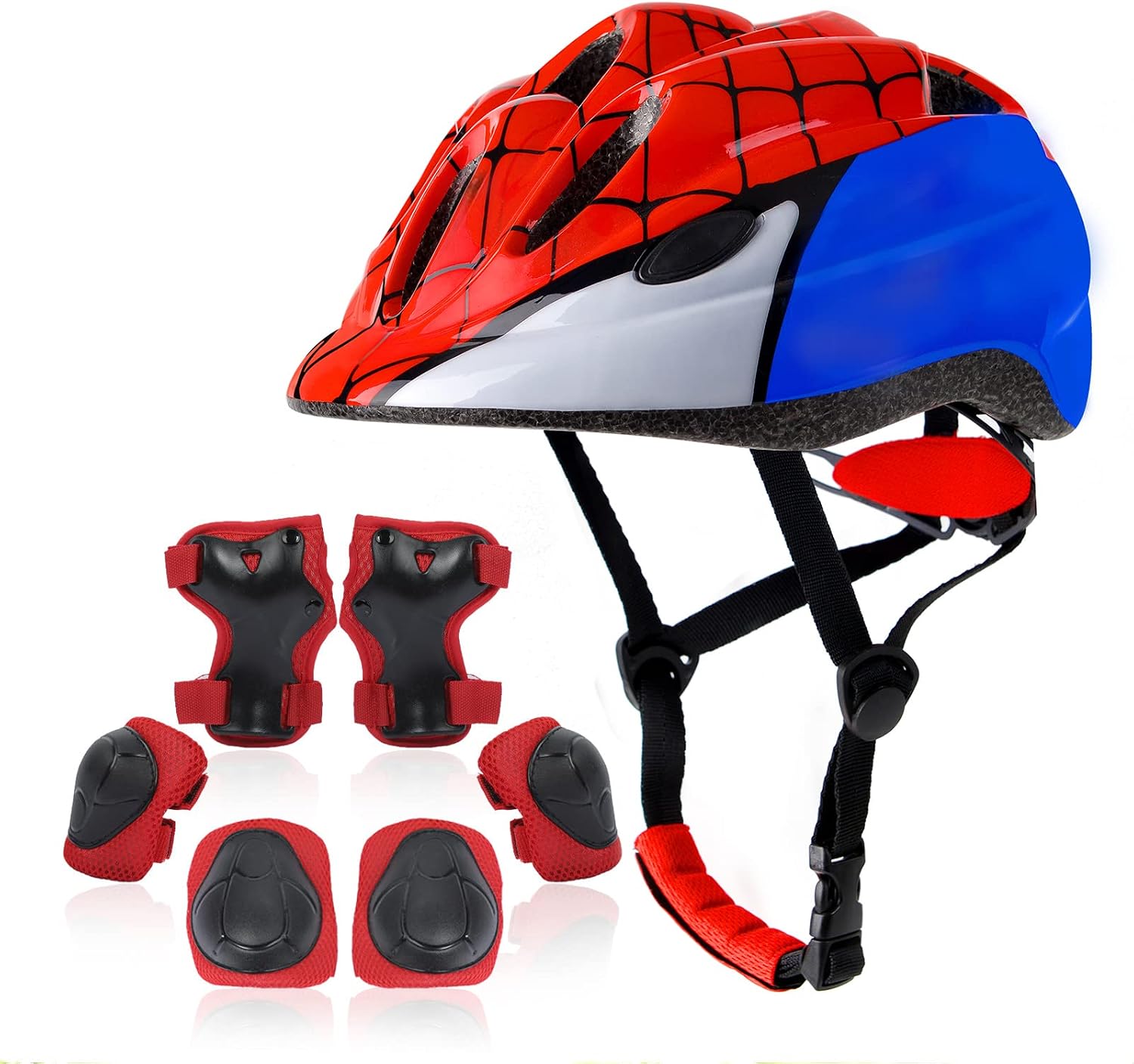 Atphfety Kids Helmet Set for Ages 3-8: Protective Bike, Skate & Scooter Gear with Pads