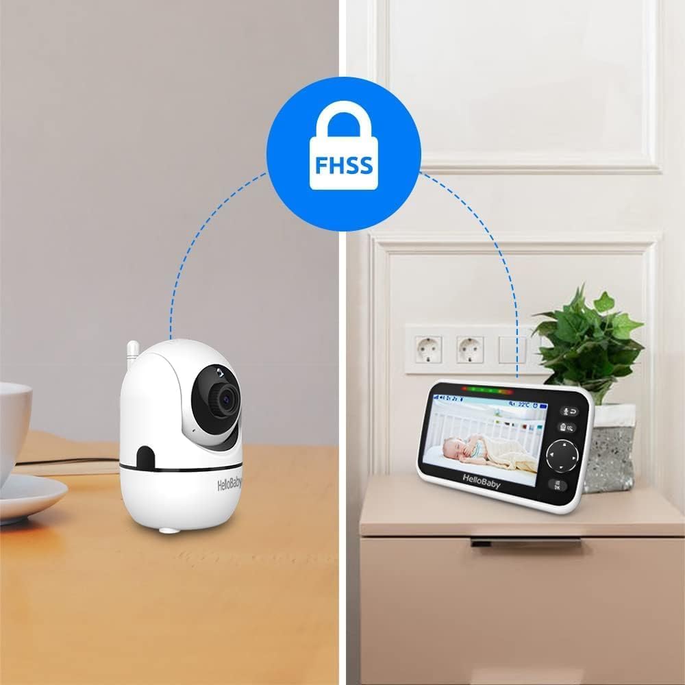 Thumbnail 6 de HelloBaby 5-inch Baby Monitor 30-hour Battery