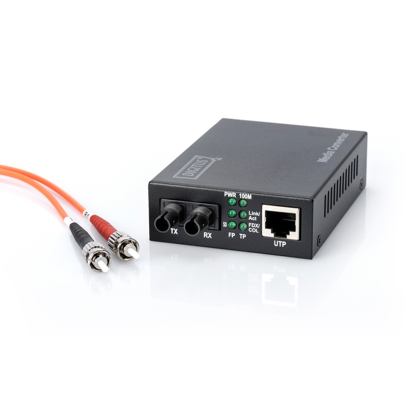 Thumbnail 3 de Digitus Convertidor de Medios Fast Ethernet RJ45/ST