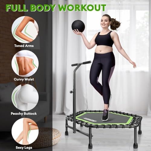 Thumbnail 5 de ONETWOFIT Trampolín de Fitness 107/114cm con Rebote Bungee 🏃♀