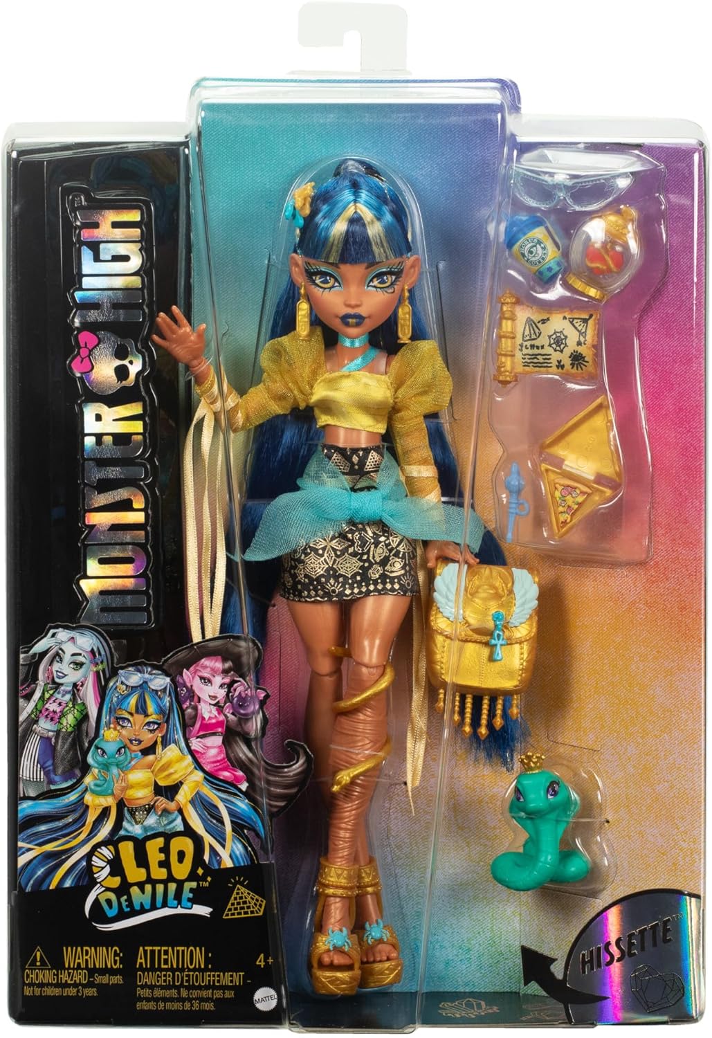 Thumbnail 5 de Monster High Cleo de Nile, Muñeca Momia con Cobra 🐍