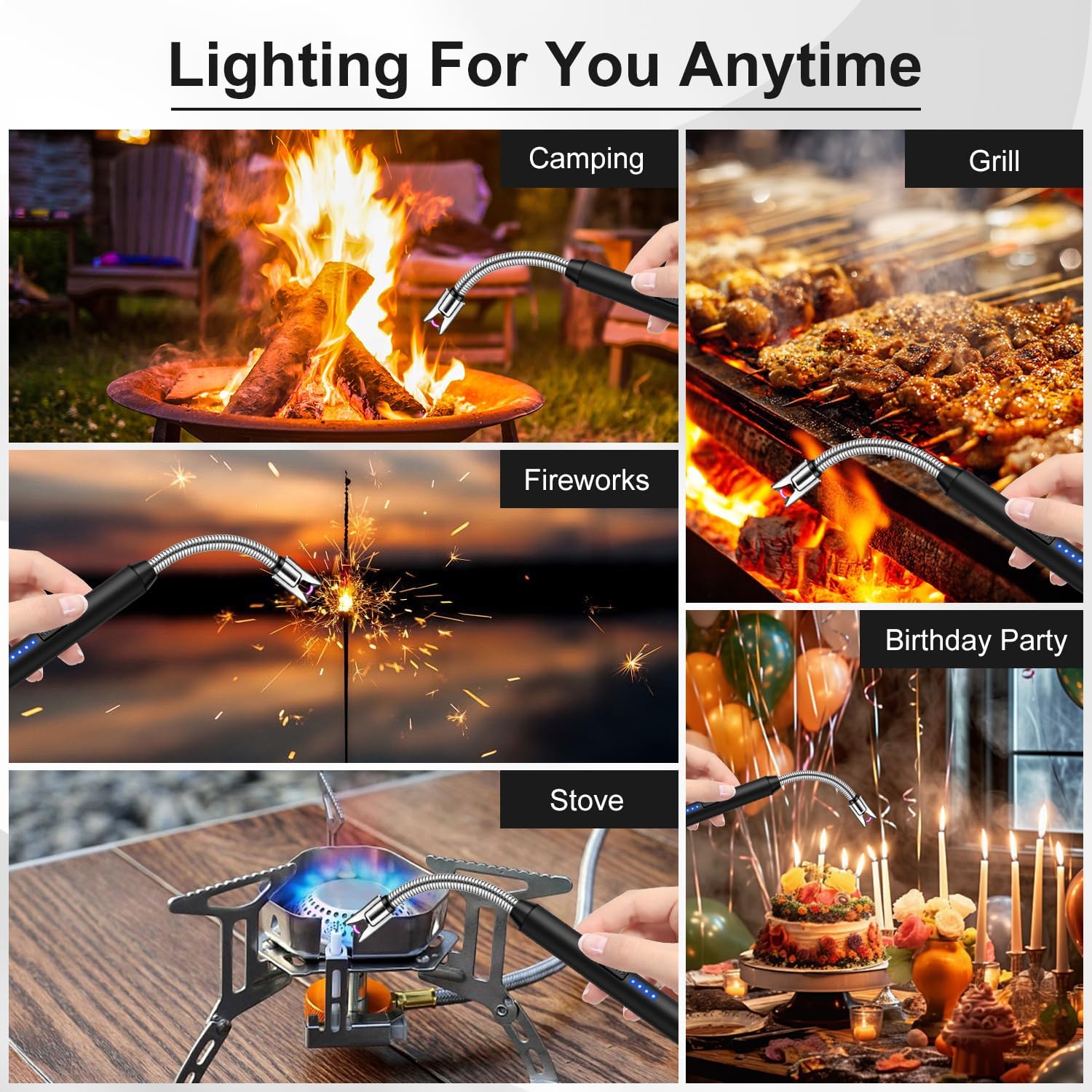 Detalle de Electric Candle Lighter with USB-C Charging