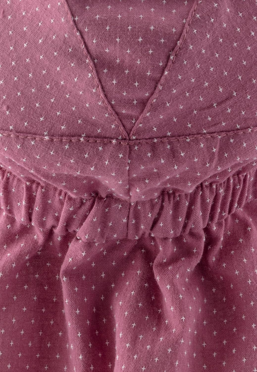 Detalle de Sterntaler Mädchen Sonnenhut Schirmmütze mit Nackenschutz – Pünktchen-Design