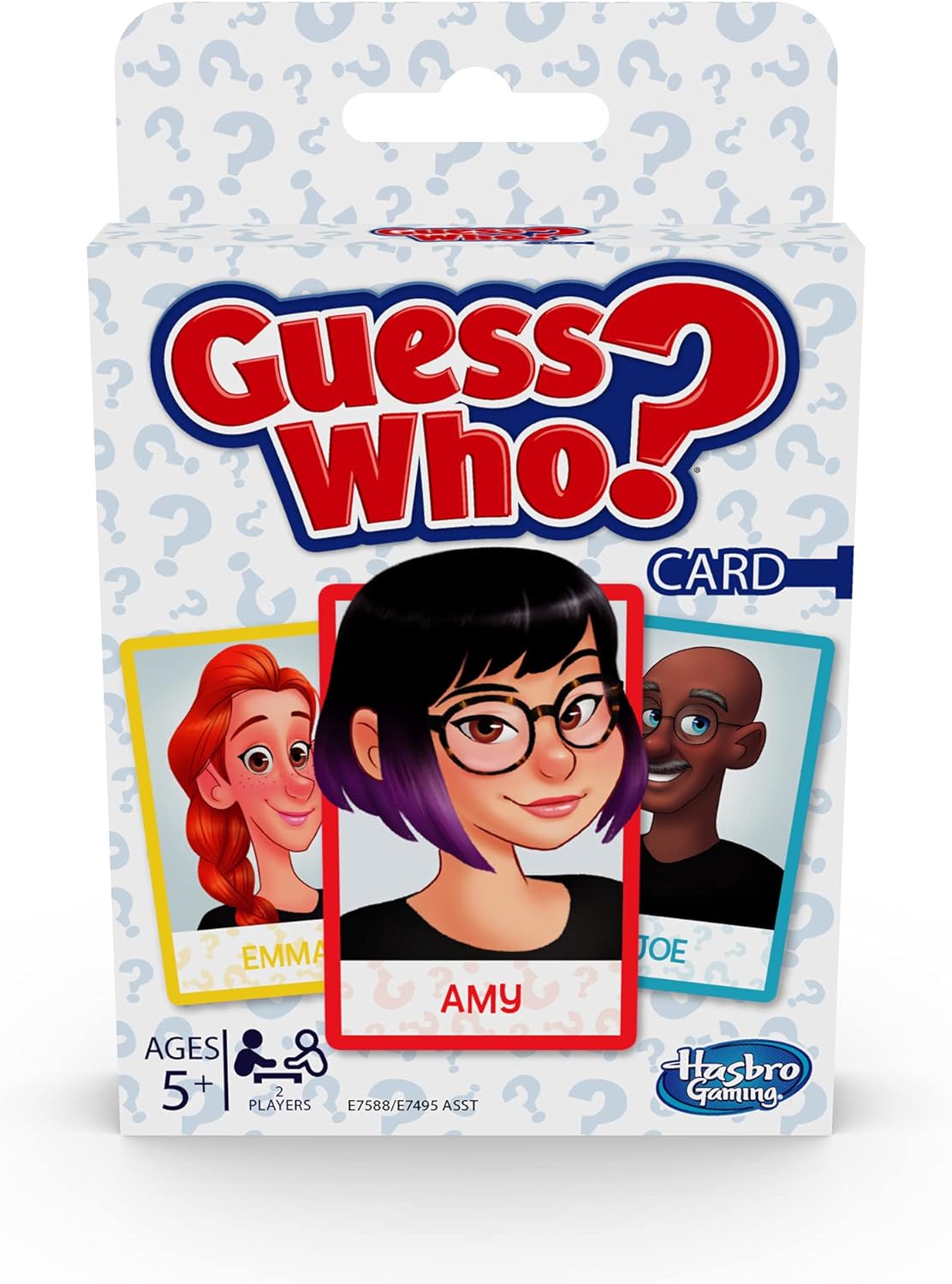 Detalle de Hasbro Gaming Guess Who? card game for 2 players