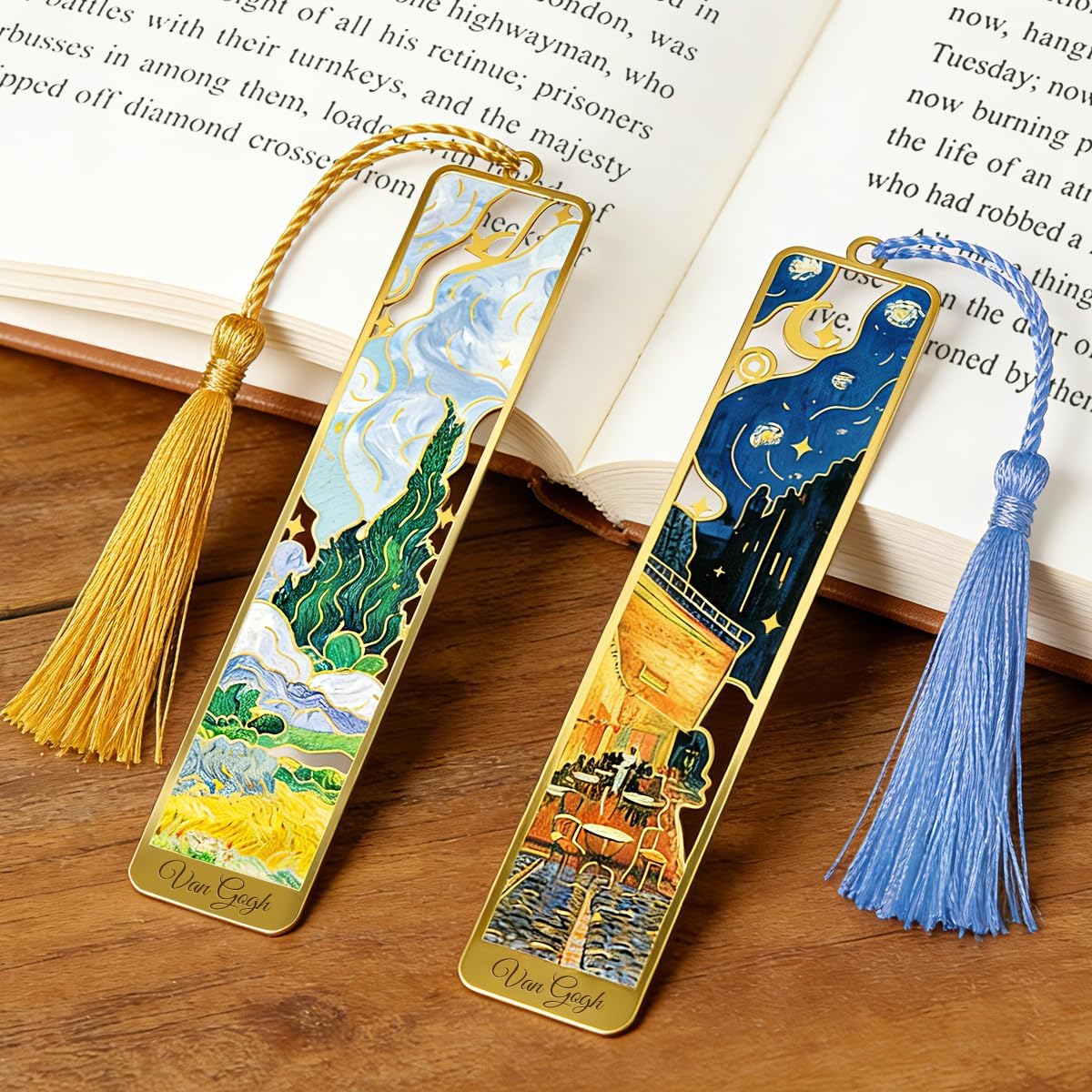 Detalle de KInsound Metal Bookmarks, 8-Piece Set