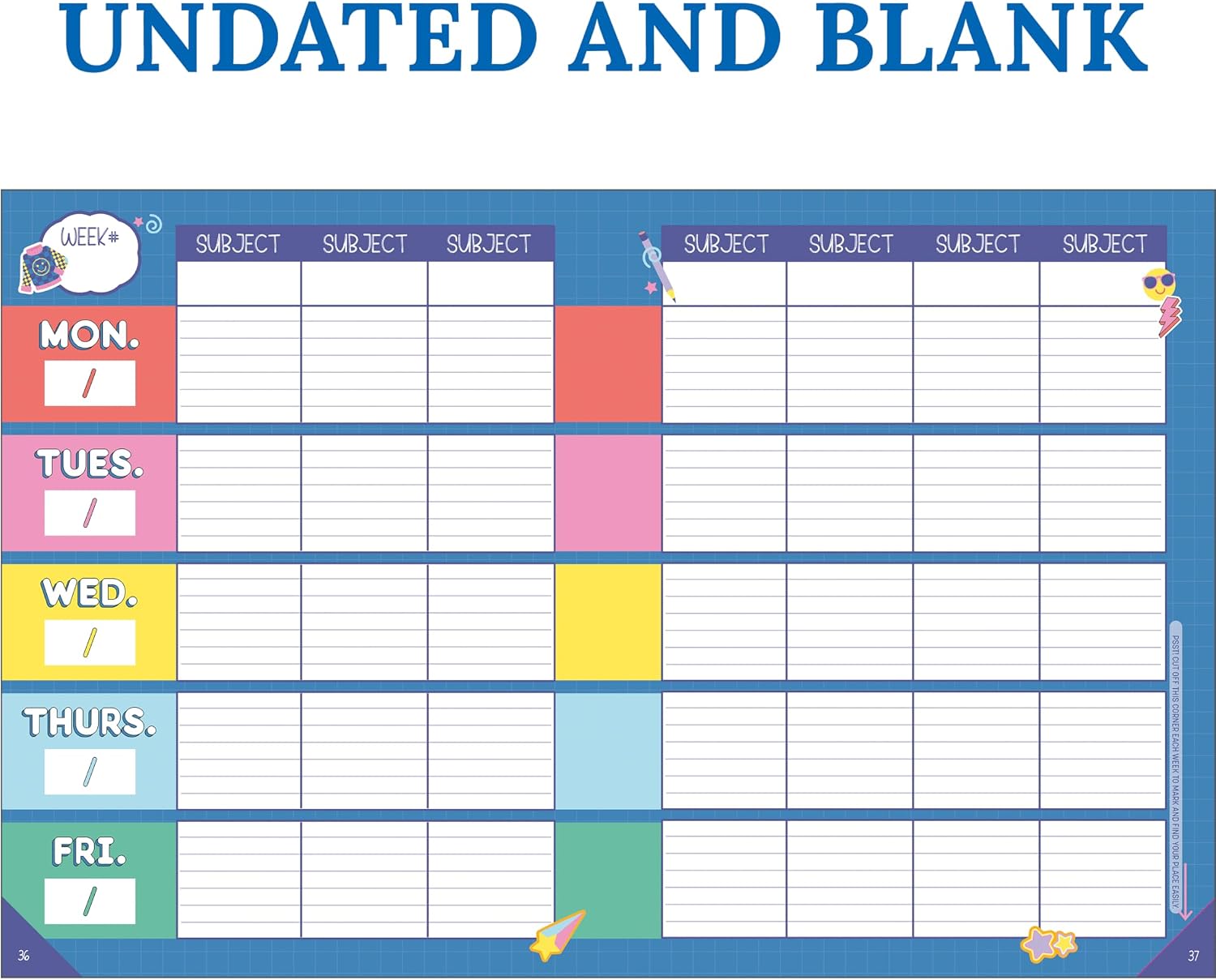 Detalle 2 de Carson Dellosa Teacher Planner, 8" x 11