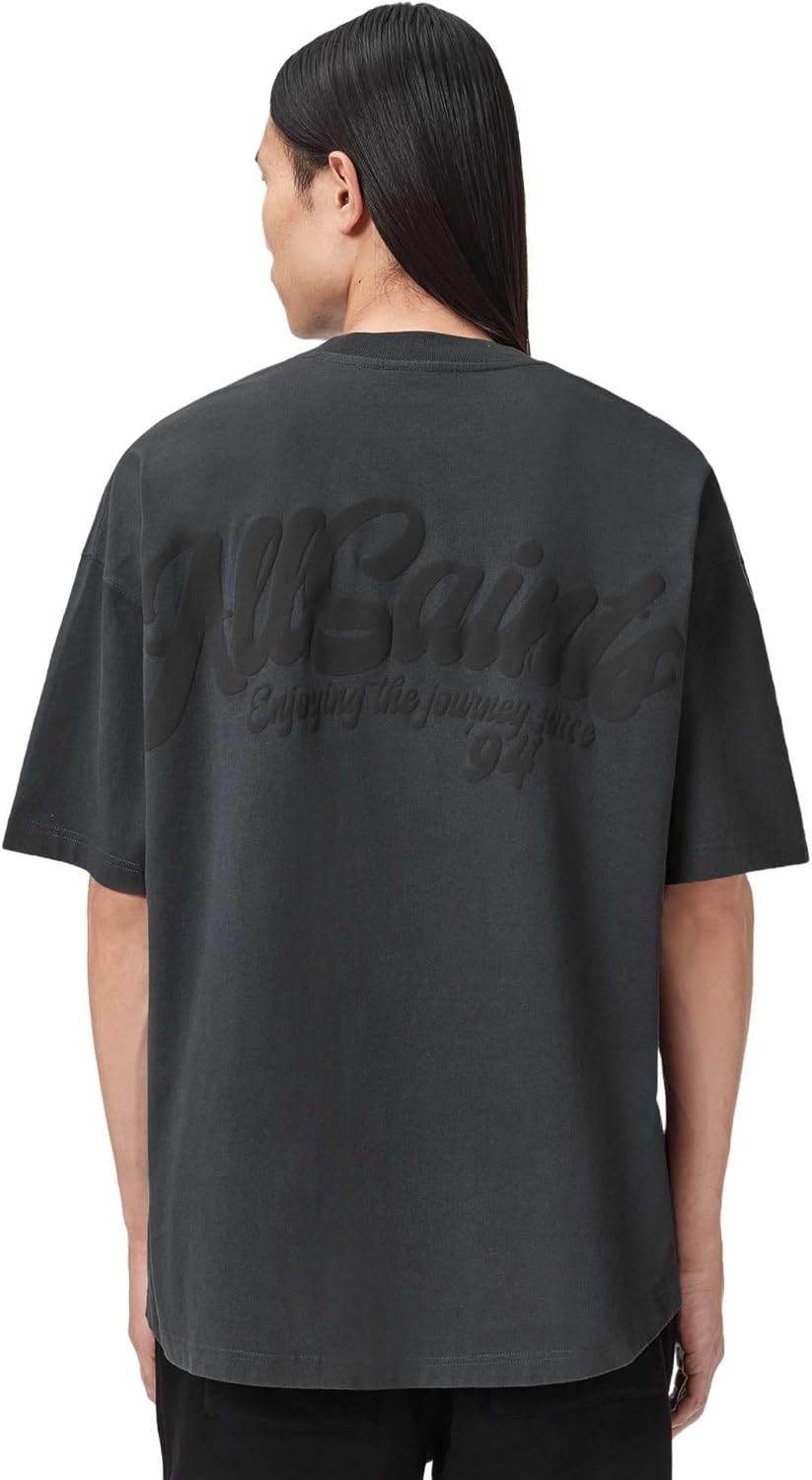 Thumbnail 2 de Allsaints Odyssey SS Crew T-Shirt da uomo con girocollo e vestibilità oversize