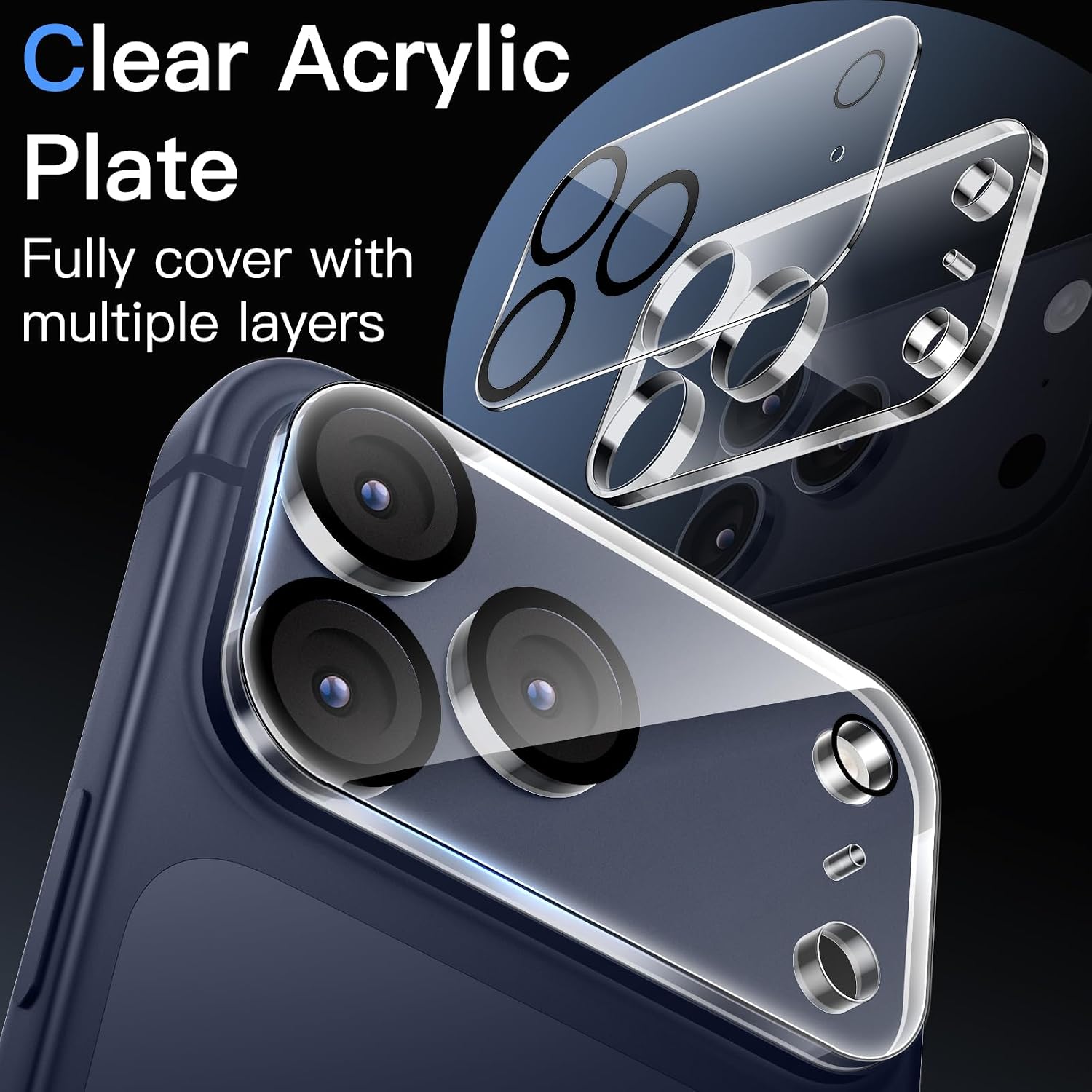 Detalle 1 de JETech Lens Protector for iPhone 17 Pro Max 6.9