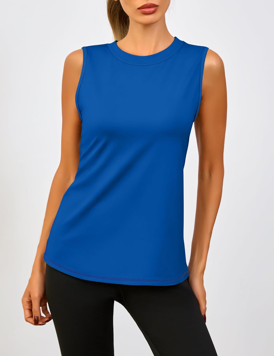 Thumbnail 1 de Memouniva canotta sportiva donna senza maniche per palestra, yoga, corsa e fitness