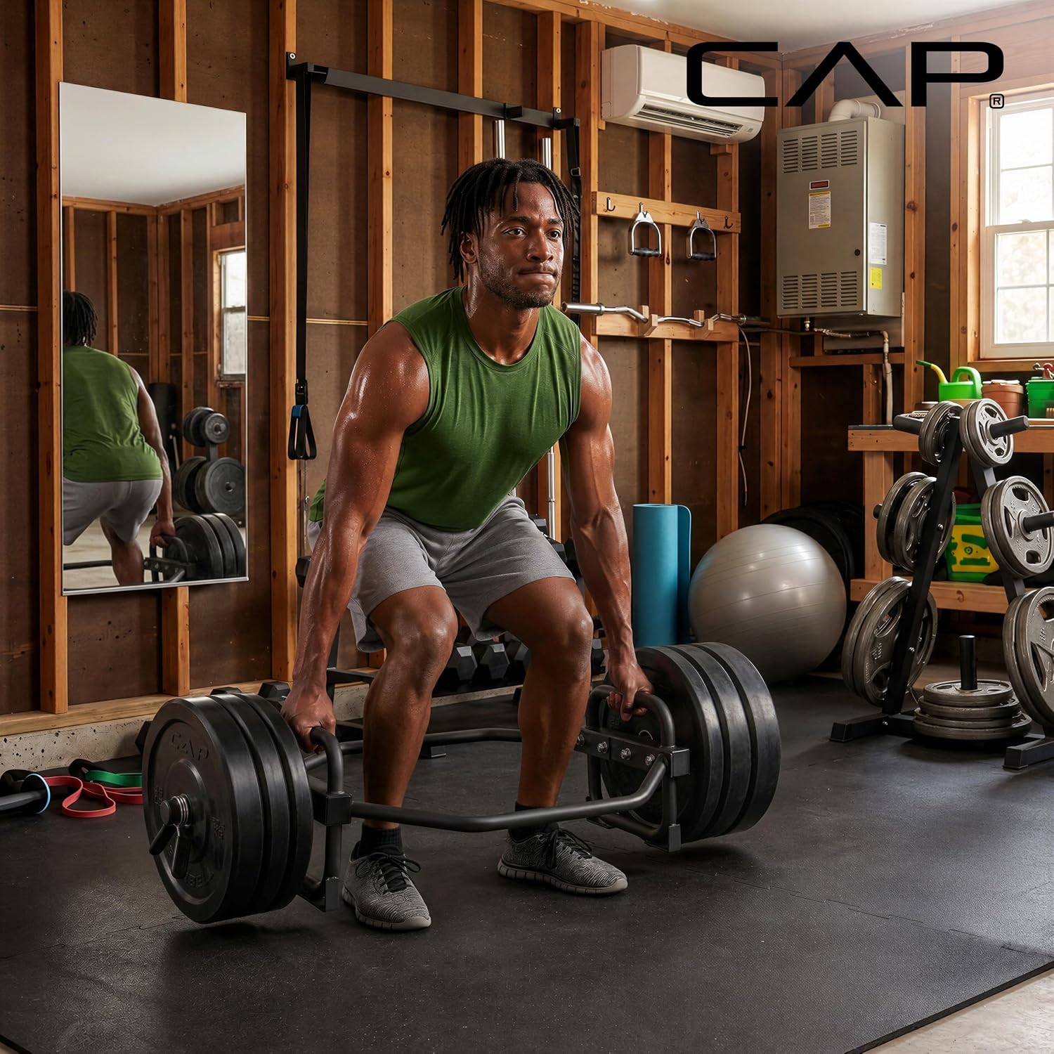 Thumbnail 5 de CAP Barbell Olympic Trap Bar for Deadlifts 🏋