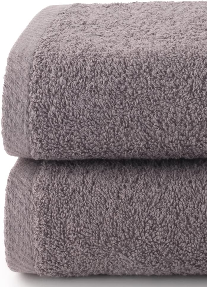 Detalle de Top Towel 3040075 – 2 ręczniki bidetowe z bawełny, 30 × 50 cm, szare