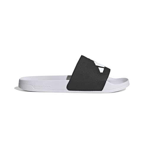 Detalle 2 de adidas ADILETTE SHOWER SLIDES Unisex – Cloud White/Core Black/Cloud White, Größe 54 EU
