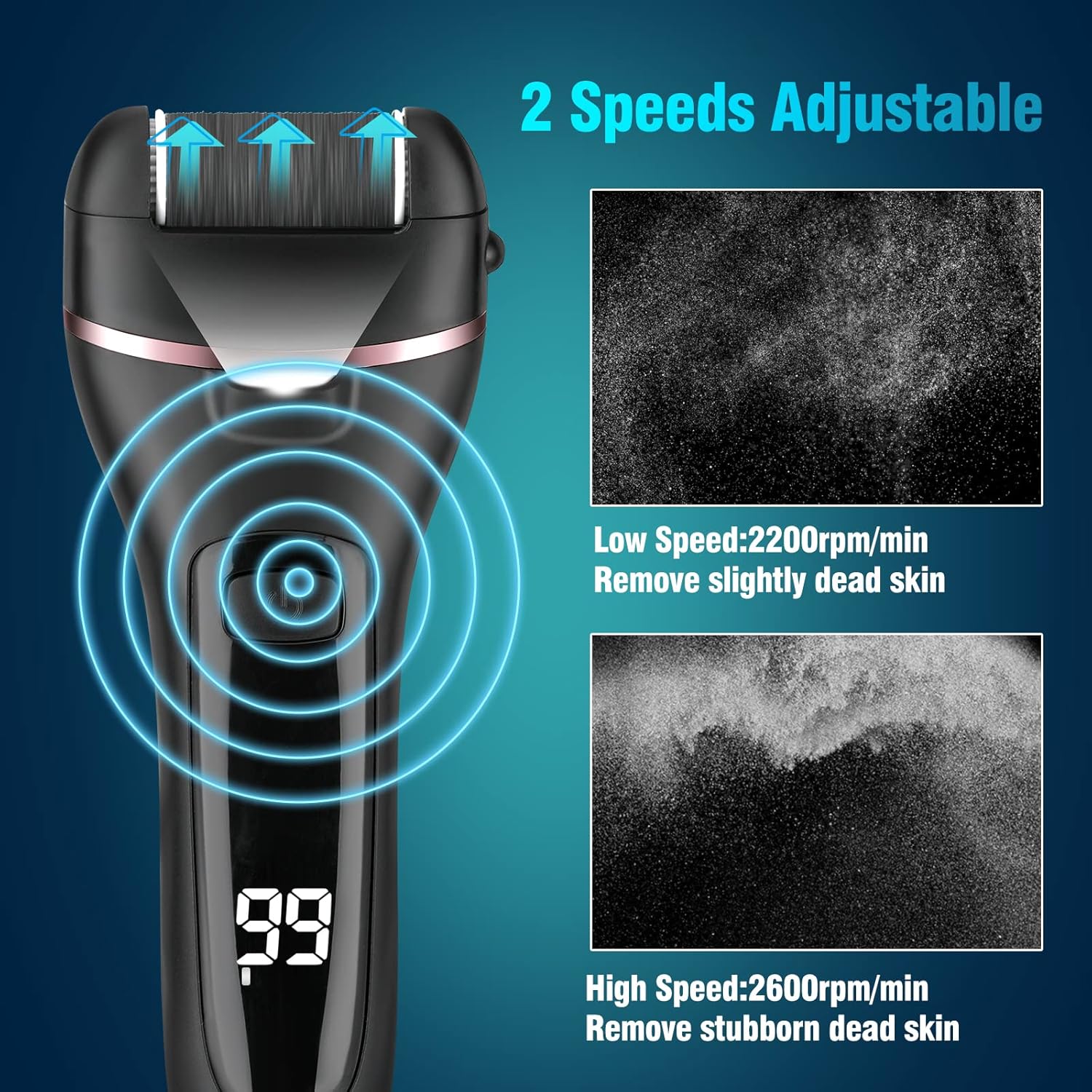 Detalle de Wetisedg® Electric Foot File 1200mAh