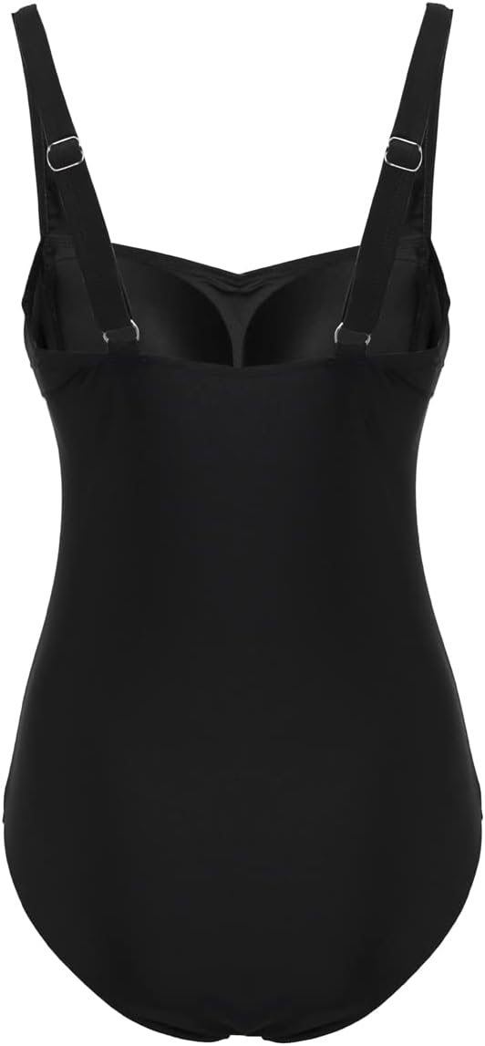 Thumbnail 2 de Aidotop Women's One-Piece Swimsuit with Tummy Control and Ruched Monokini