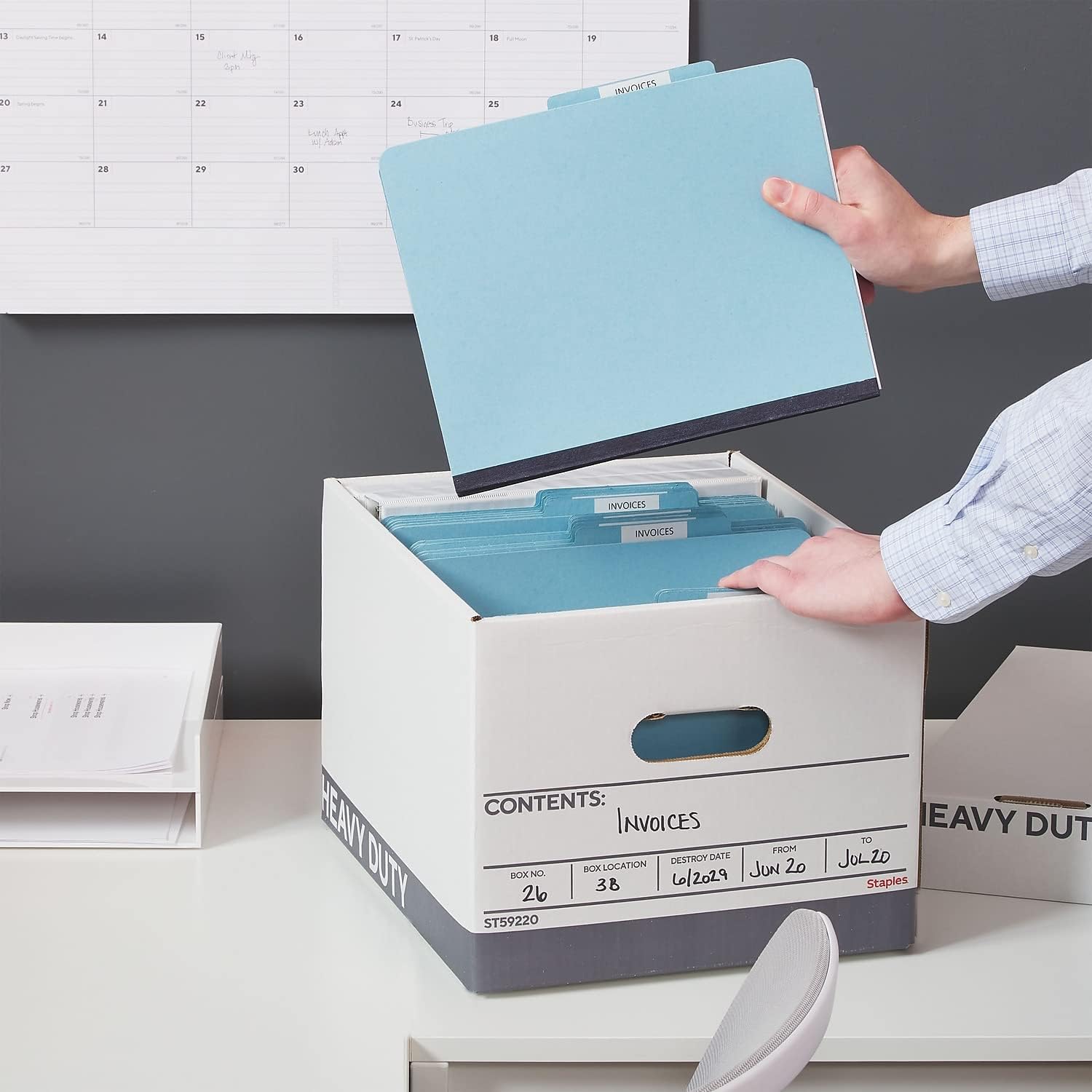 Detalle de Staples Triple Wall Heavy Duty File Boxes, Letter/Legal, 12/Carton