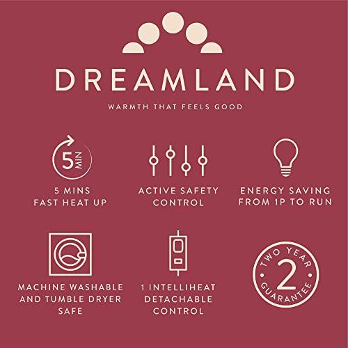 Detalle de Dreamland Snuggle Up Electric Throw in Dusky Pink