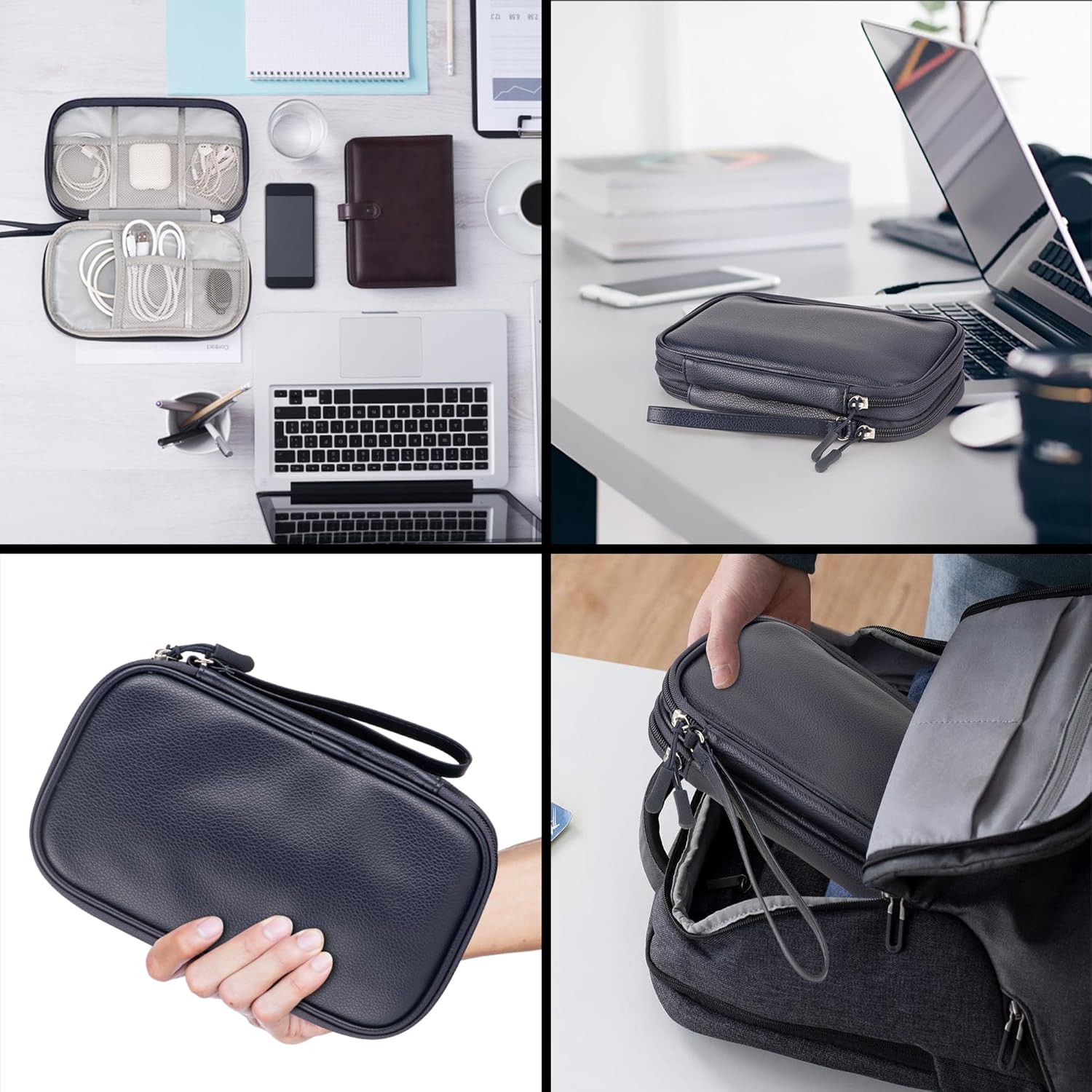 Thumbnail 6 de Arae PU Leather Travel Electronic Organizer 8.3
