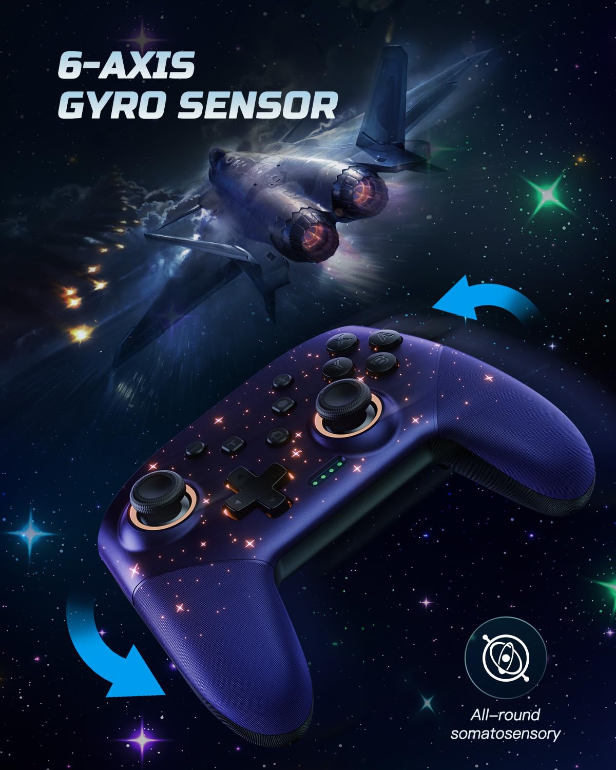 Detalle 2 de VOYEE Switch Wireless Controller 1000 mAh