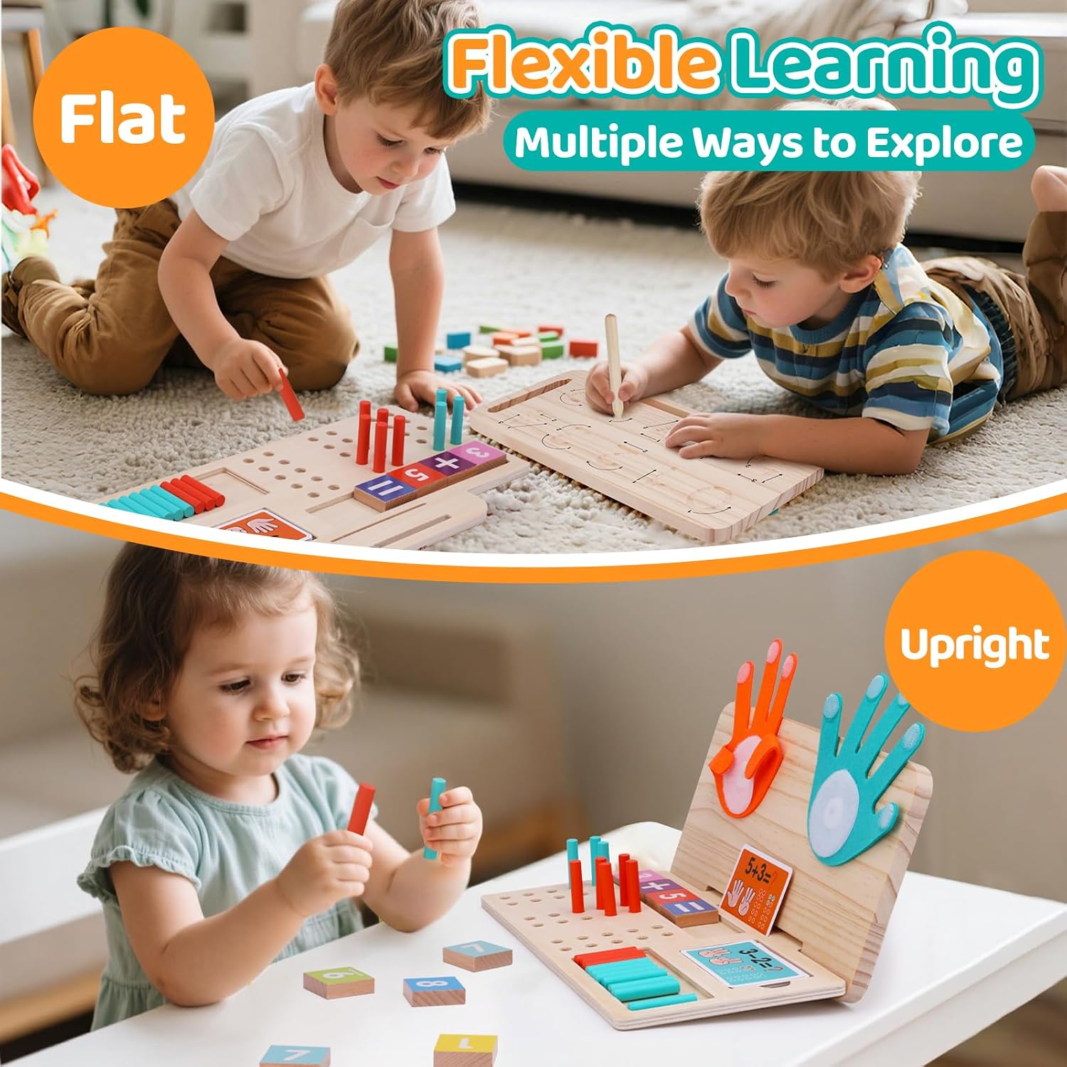 Detalle 2 de Montessori Math Learning Toy 20 sticks