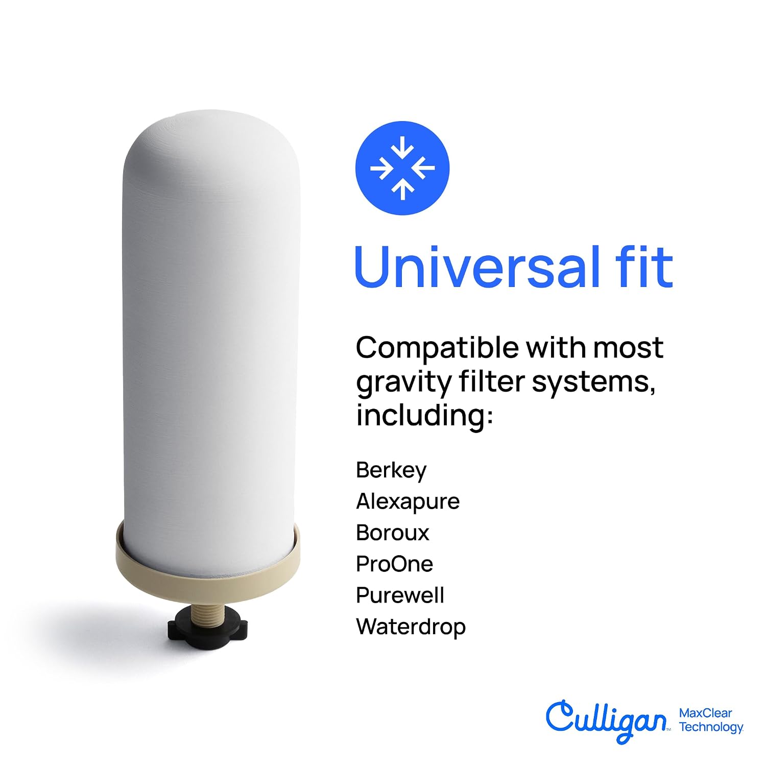 Thumbnail 4 de Culligan MaxClear 2.25 Gallon Gravity Water Filter System with 1 Ceramic Filter
