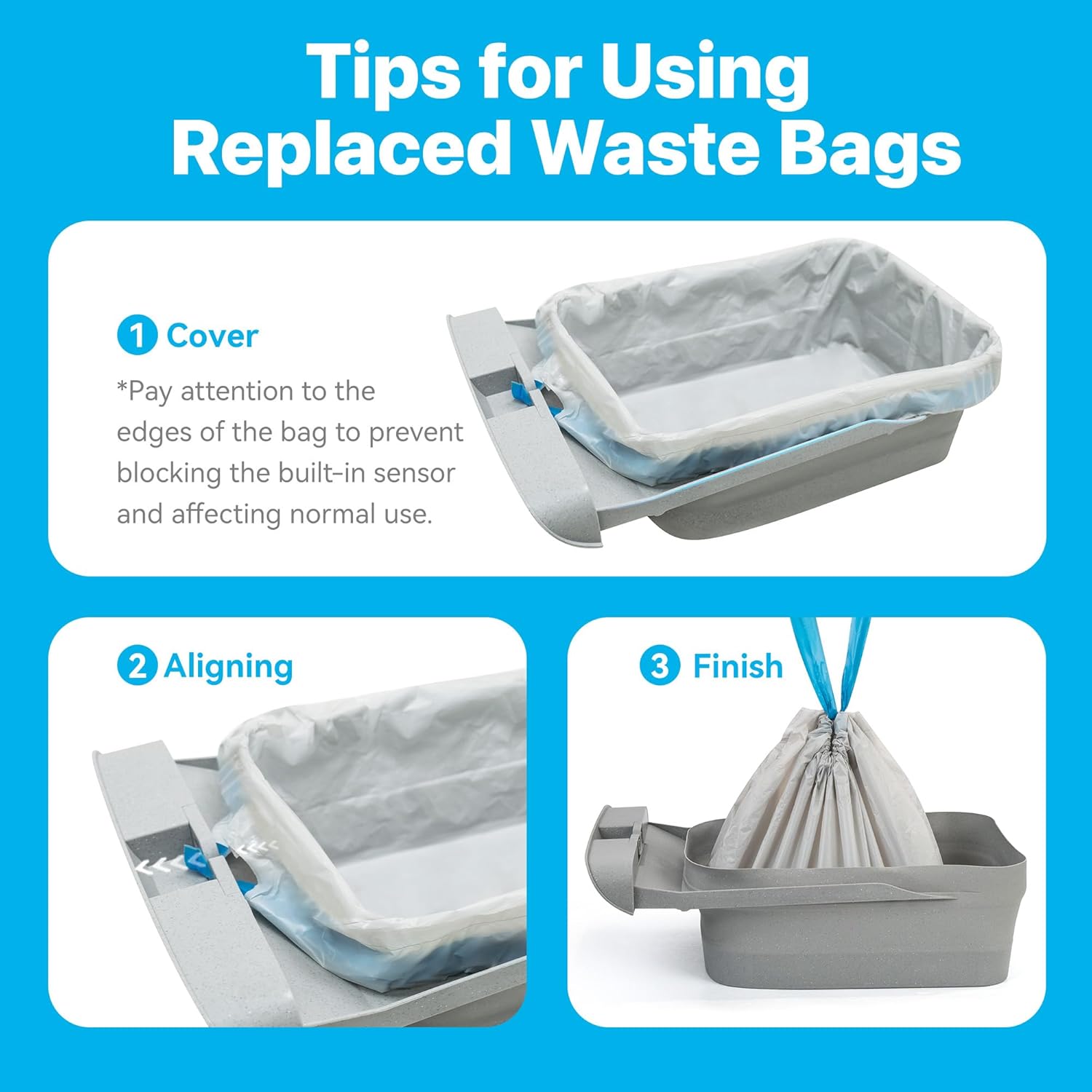 Thumbnail 1 de M1 litière auto-nettoyante à couvercle ouvert pour chat (design ouvert sur le dessus)