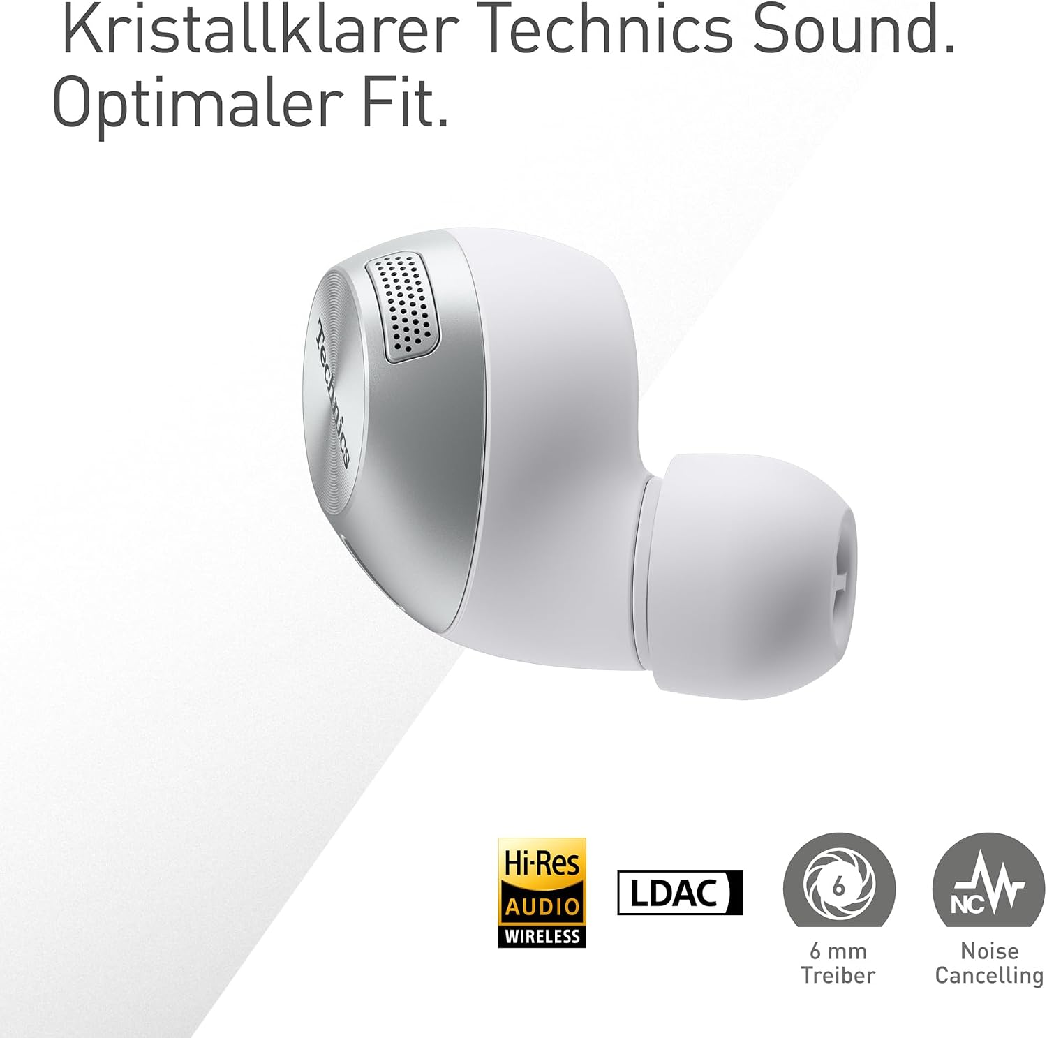Detalle de Technics EAH‑AZ40M2ES In-Ear Kopfhörer mit ANC
