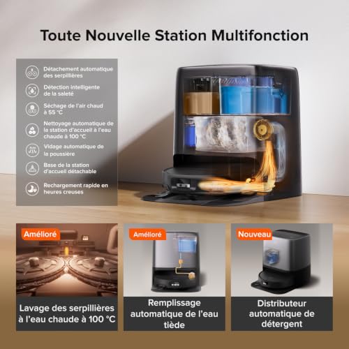 Thumbnail 6 de roborock Saros 20 Neo Robot Aspirateur Laveur — Nettoyage puissant sans enchevêtrement