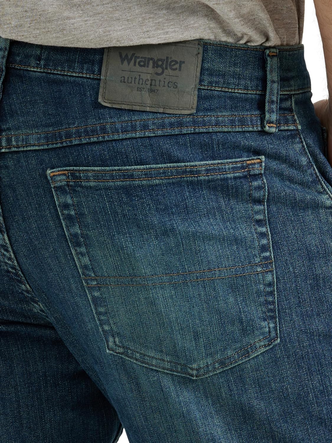 Detalle de Wrangler Authentics Twilight Flex – Jeans Herren, Regular Straight Fit