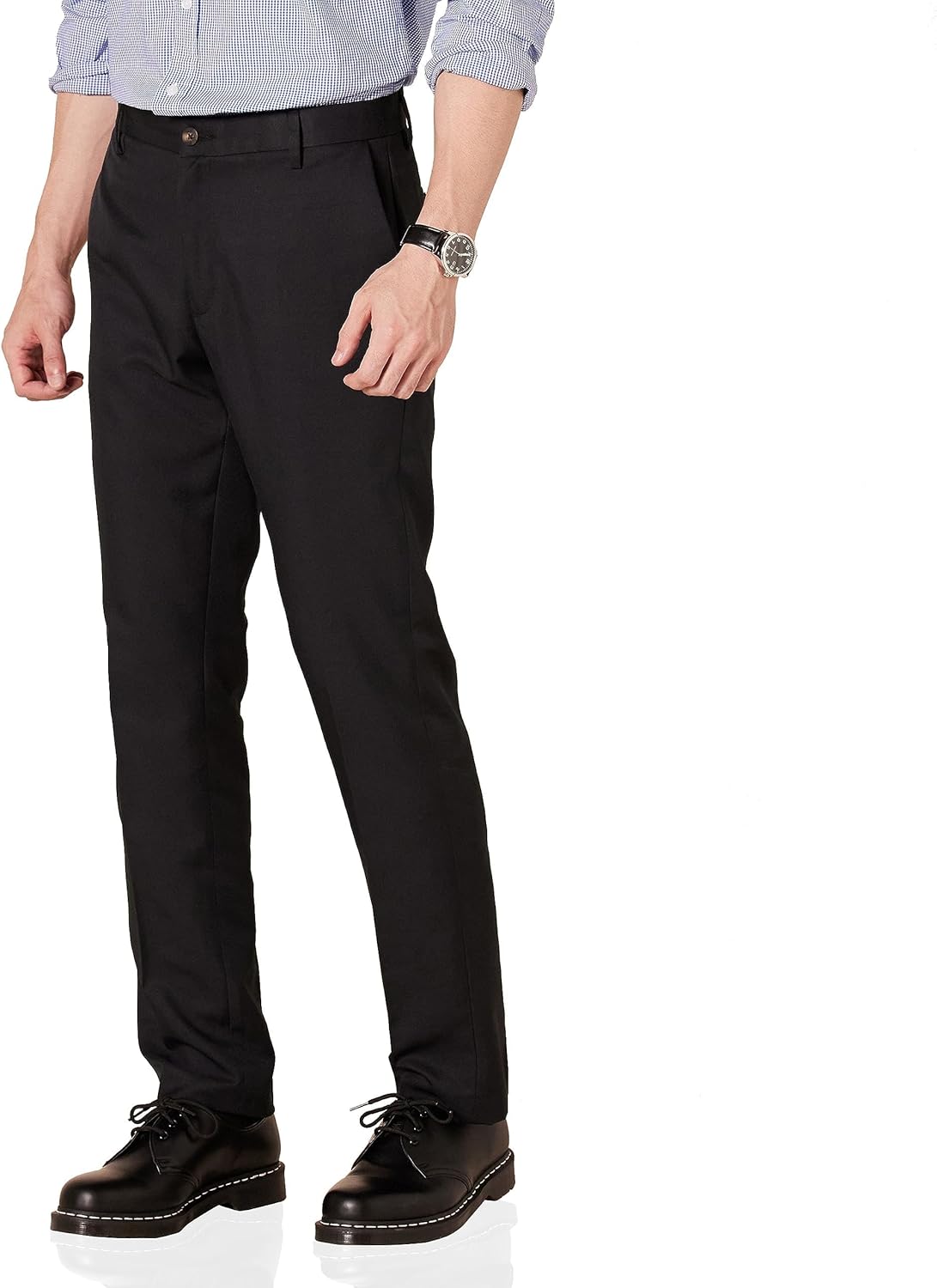 Detalle de Amazon Essentials Men's Slim-Fit Flat-Front Dress Pant