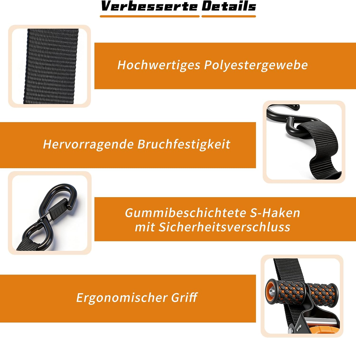 Thumbnail 5 de Spanngurt Automatik 3m x 25mm 2 Stück