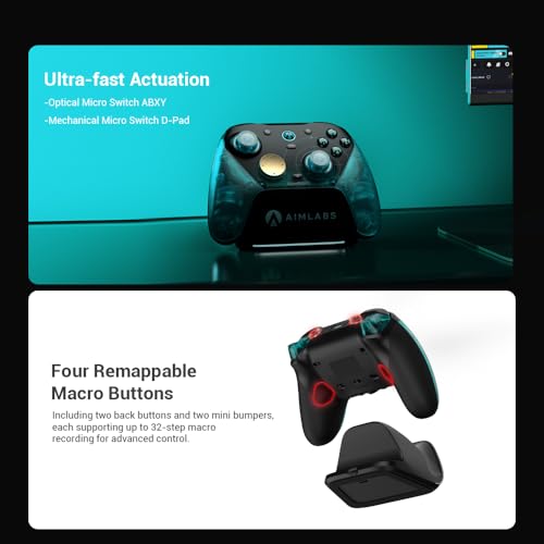 Thumbnail 8 de GameSir G7 Pro 8K: Manette Sans Fil Esports avec 8000Hz, Sticks Mag‑Res TMR Gen‑2 et Touches Macro