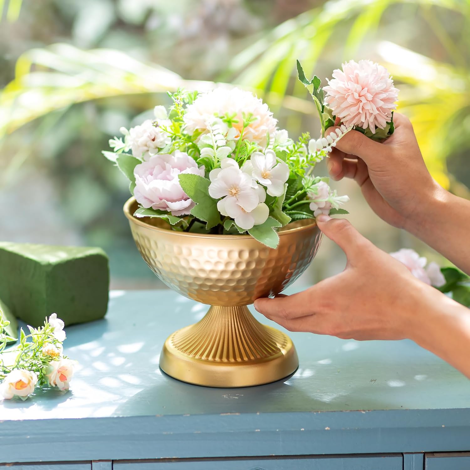 Thumbnail 3 de Sziqiqi Vase doré 13 cm