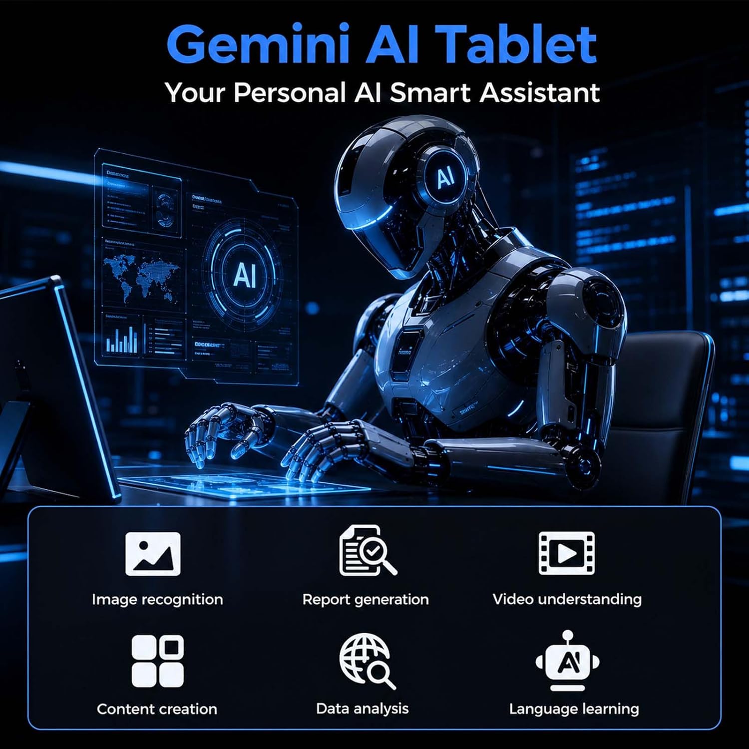 Detalle 2 de YLEEBG Android tablet, 12-inch