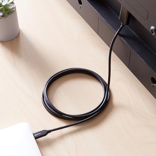 Thumbnail 6 de Cable adaptador USB-C (fuente) a HDMI (pantalla) Amazon Basics, 4K 30 Hz, 1,8 m, negro