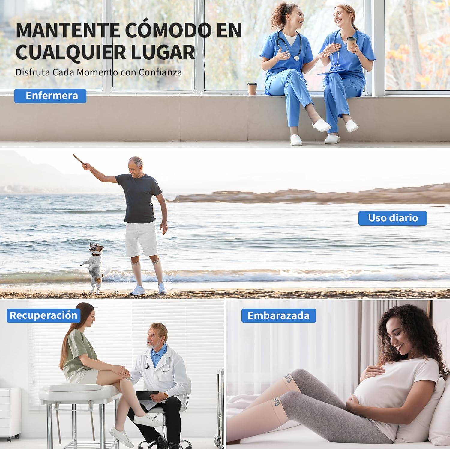 Thumbnail 6 de CAMBIVO Medias de Compresión 20-30 mmHg
