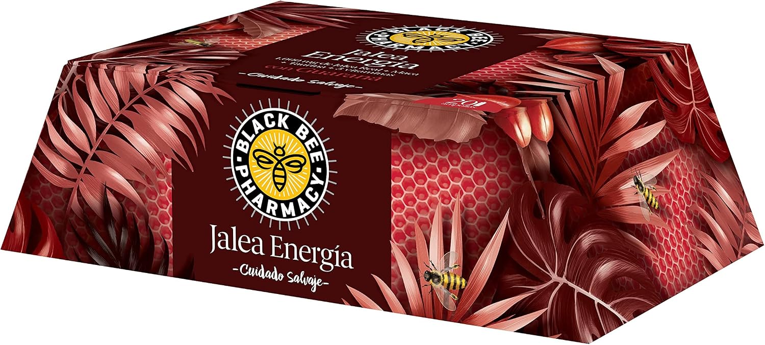 Black Bee Jalea Energía 20 ampollas, complemento revitalizante 💊