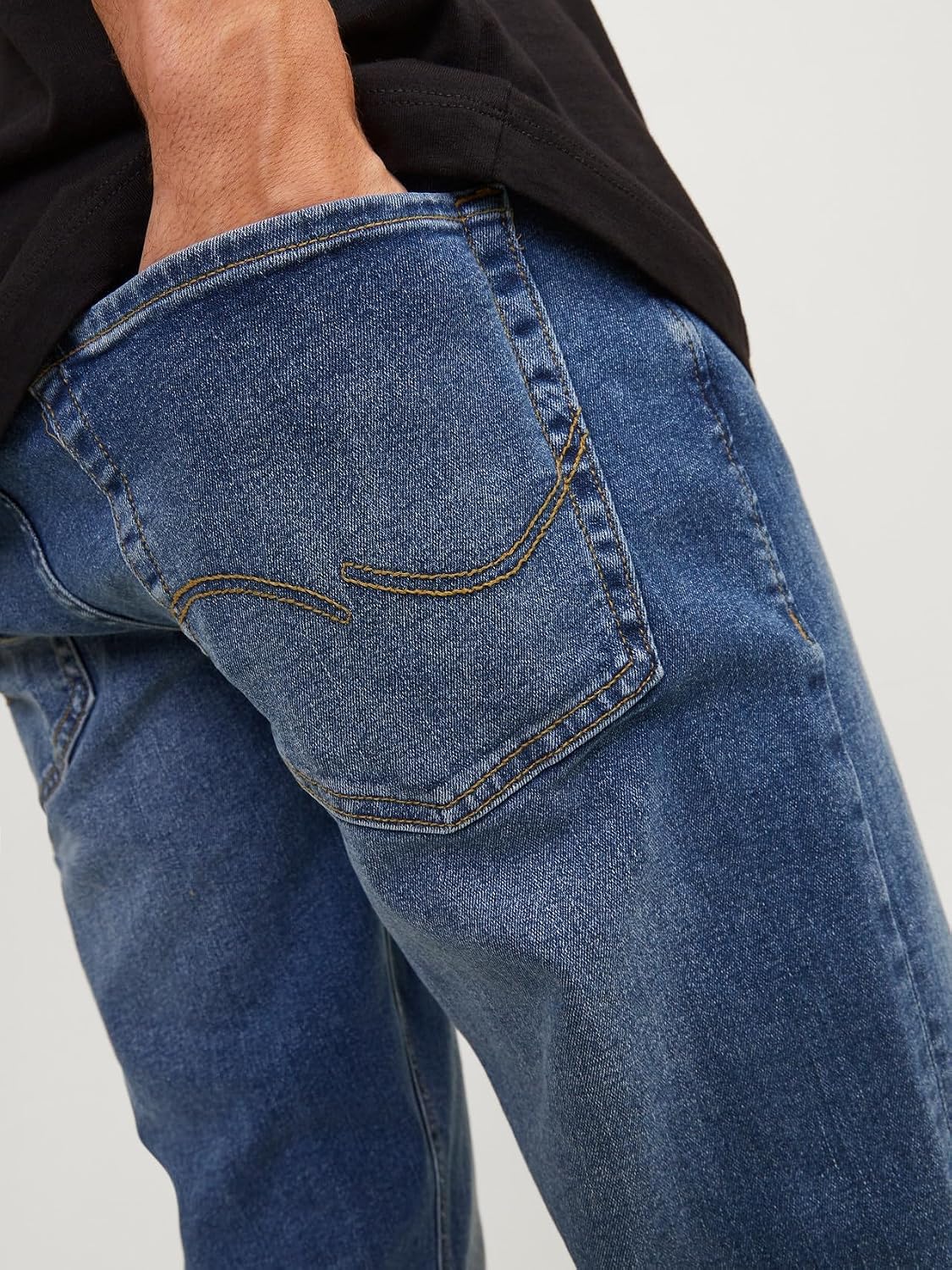 Detalle de JACK & JONES JJIGLENN JJORIGINAL CB 816 NOOS Slim Fit Jeans – Slim Fit, Low Rise, Stretch