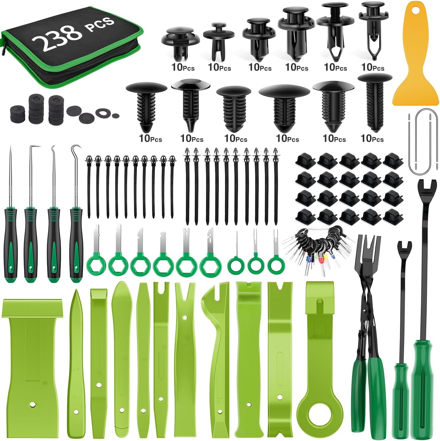 Detalle de GOOACC 238Pcs trim removal kit tools