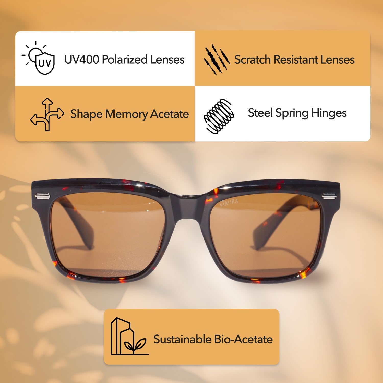 Detalle 2 de KIAURA EICHLER UV400 Polarized Sunglasses ⚡