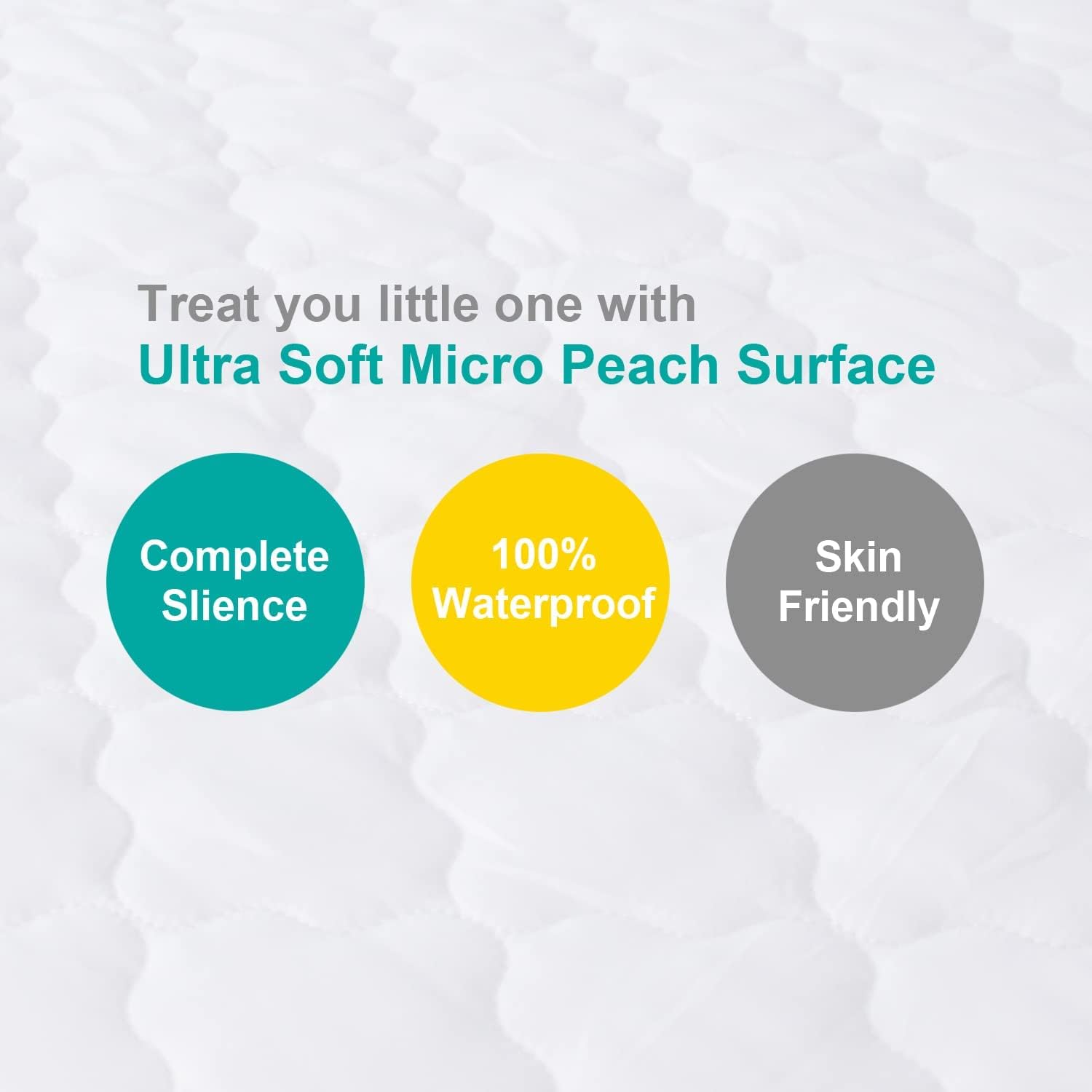 Thumbnail 4 de Biloban 33 x 17-Inch Bassinet Mattress Pad Covers, Waterproof Quilted 2-Pack