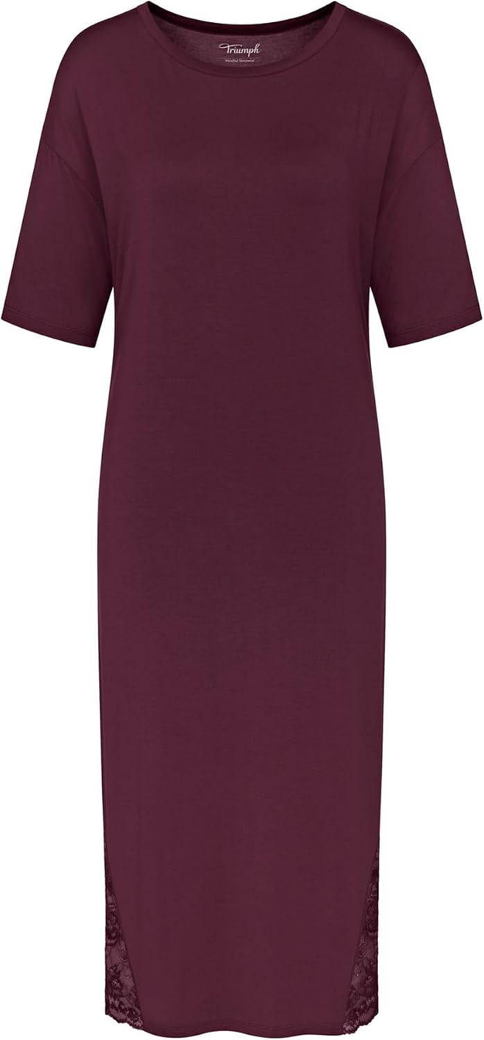 Detalle de Triumph Women's Timeless Sensuality NDK SSL Nightgown — A sensible pick from Triumph Sleepwear